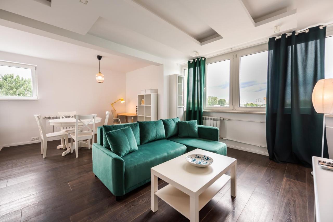 Saska Kepa Green Apartment Varsovia Exterior foto