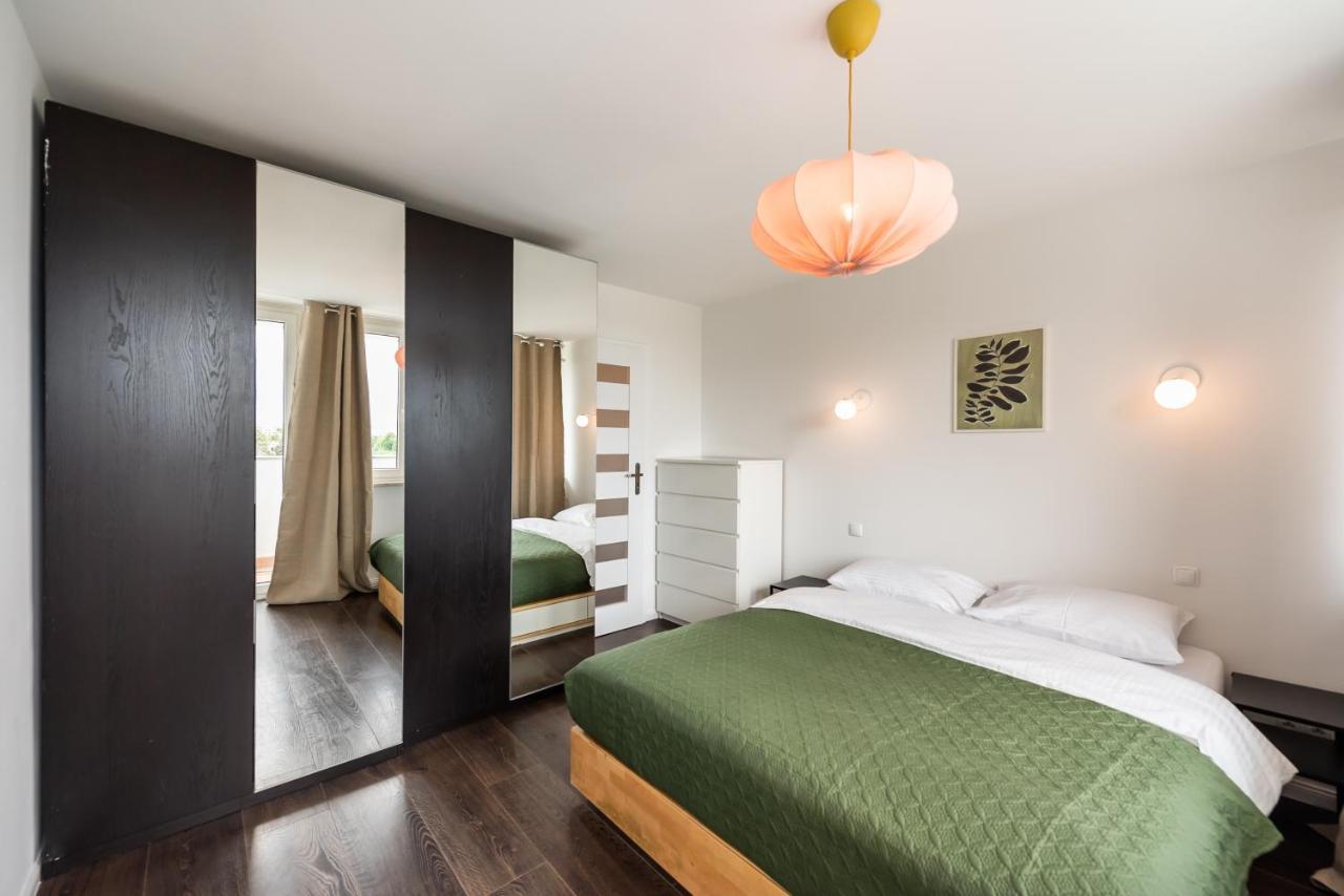 Saska Kepa Green Apartment Varsovia Exterior foto